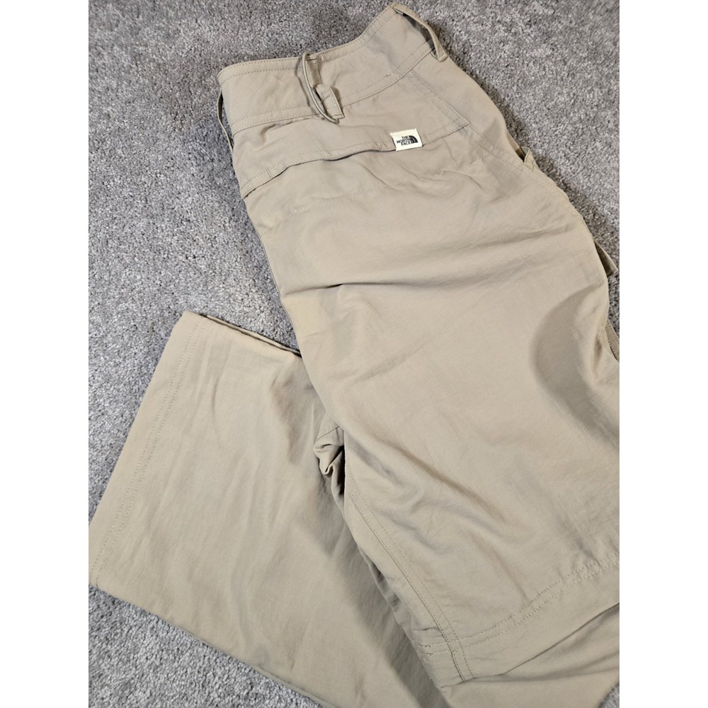 The North Face Paramount Peak Convertible Khaki Pants Women's Size 10 Short